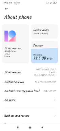 Redmi 9 prime